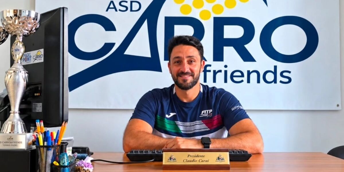 Carai from Messina is among the 20 admitted to the Fitp national Padel course