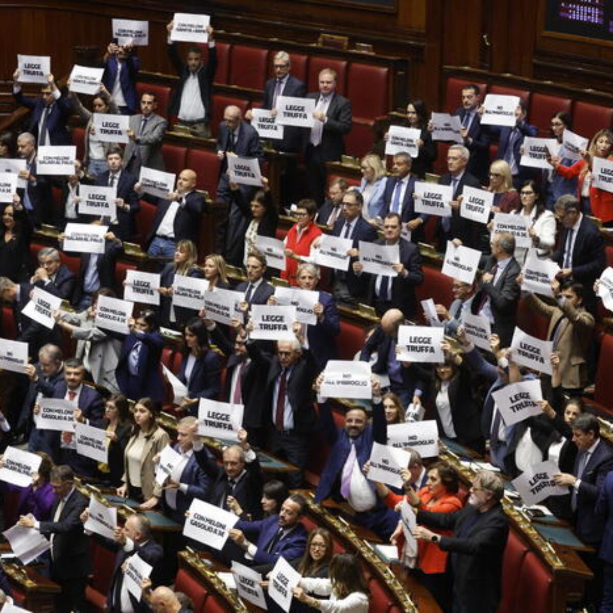 The Montecitorio chamber during the examination of the reform of the electoral law in the Chamber, Rome, 14 July 2026. ANSA/RICCARDO ANTIMIANI