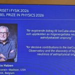 Nobel Prize in Physics to Francis Halzen for the discovery of cosmic neutrinos
