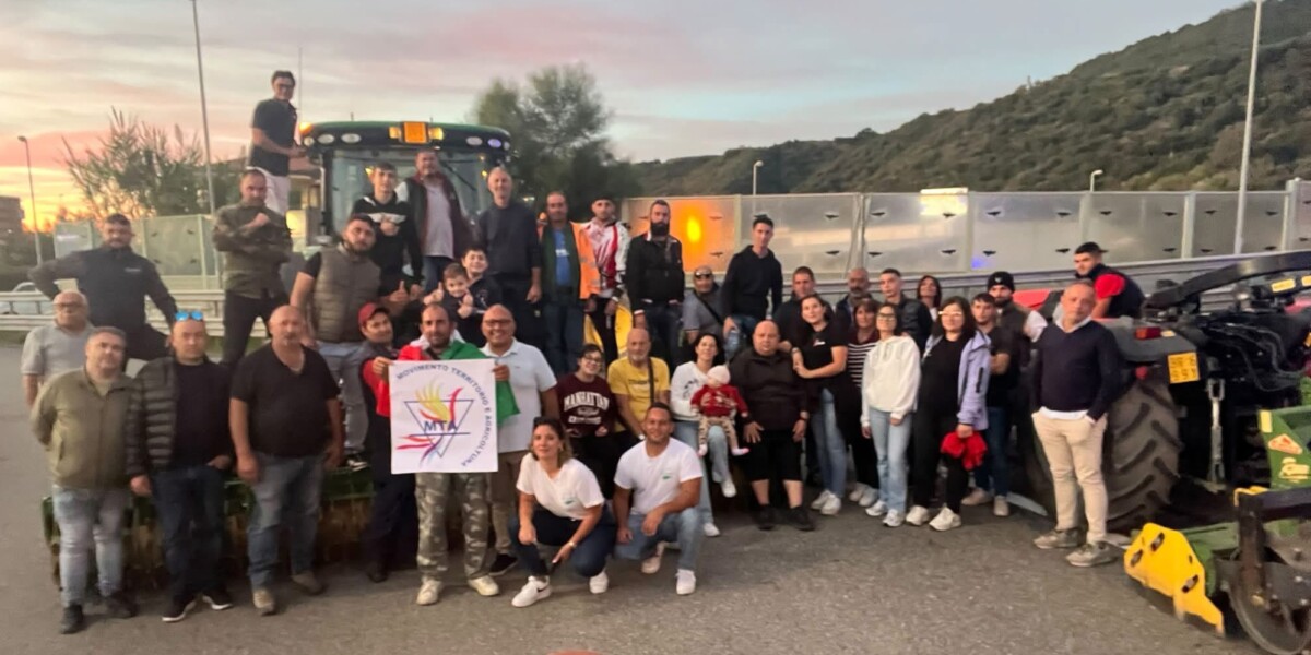 On the A2 in Falerna: the hauliers arrive for the four-day block, the "collection call" goes off