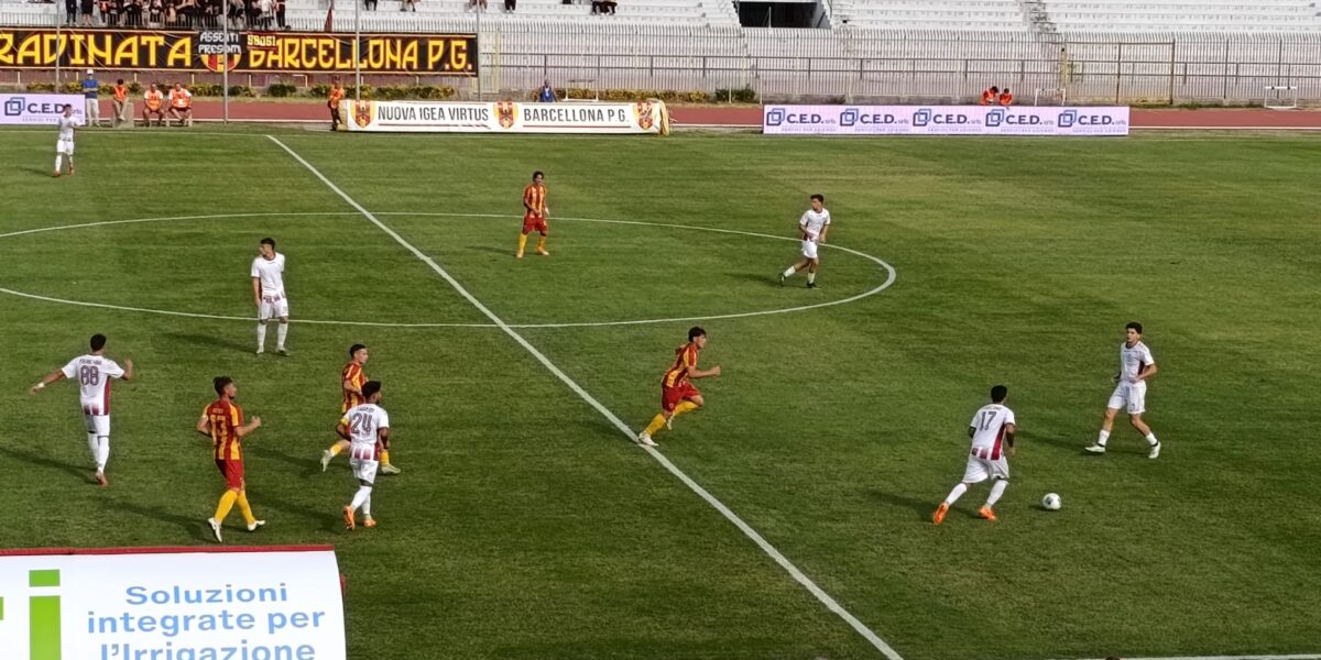 Reggina, red disc in the Cup: Igea Virtus overturns it in the final (3-2) with super Longo