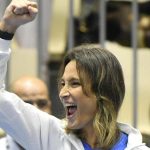 Tathiana Garbin in Cosenza: the Italian captain inaugurates the Racket Trophy