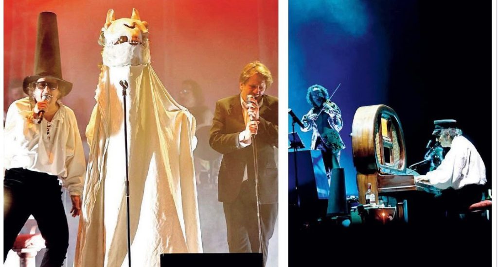 Thrilling capossela at the Politeama in Catanzaro. Art eradicates death