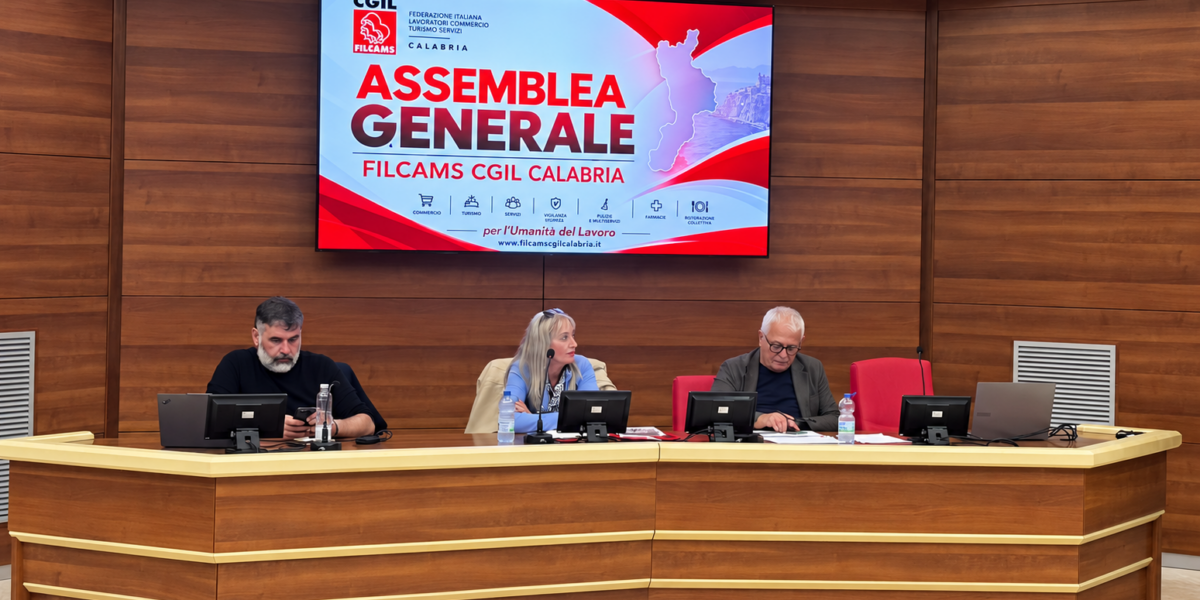 Trade and distribution, Filcams and CGIL Calabria announce the mobilization: "The workers must not pay for the crisis"