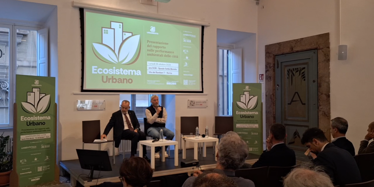 Urban Ecosystem 2026, the Legambiente ranking: Cosenza ninth (first city in the south), Catanzaro 81st